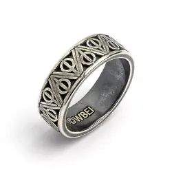 ZILVEREN RING HARRY POTTER DEATHLY HALLOWS, MAAT S, HARRY POTTER-FILMMERCHANDISE - The Shop Gamer