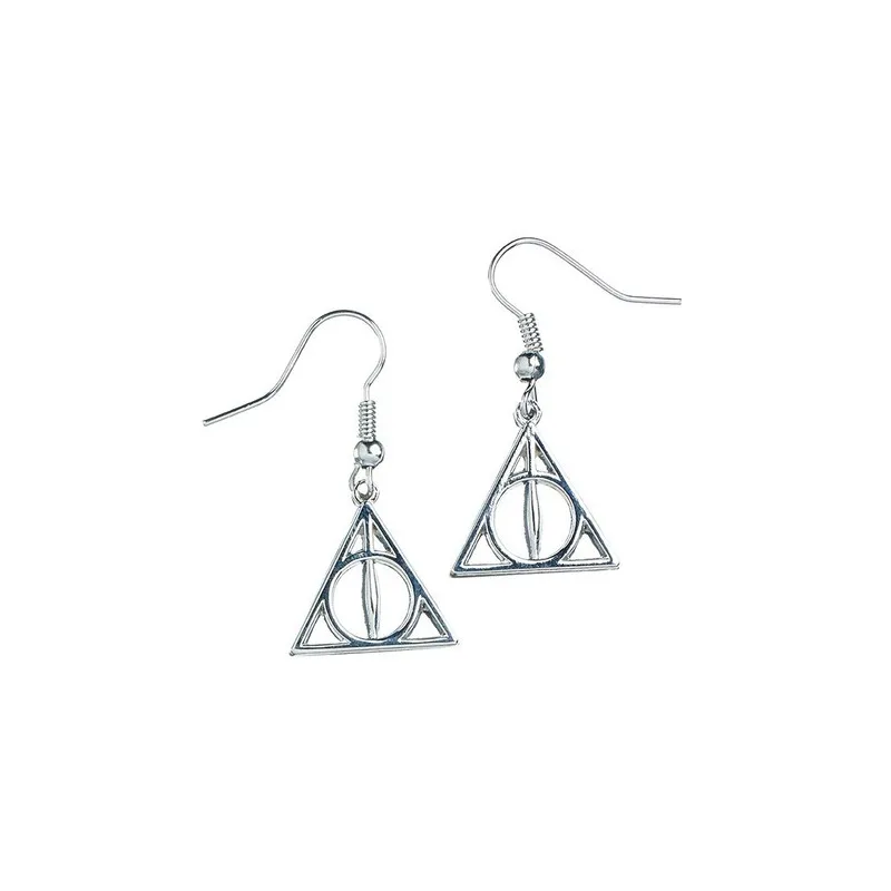 ORECCHINI IN ARGENTO HARRY POTTER DEATHLY HALLOWS MERCHANDISING CINEMA E TV - The Shop Gamer