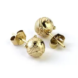 ORECCHINI IN ARGENTO HARRY POTTER GOLDEN SNITCH, MERCHANDISING CINEMATOGRAFICO HARRY POTTER - The Shop Gamer