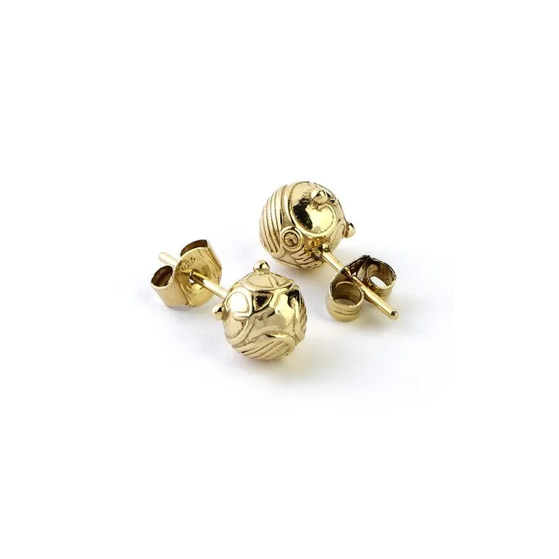 ZILVEREN OORBELLEN HARRY POTTER GOLDEN SNITCH, FILMMERCHANDISE - The Shop Gamer