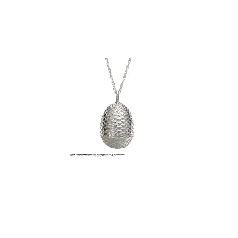 JUEGO DE TRONOS - PENDENTIF EN ARGENT, ŒUF DE DRAGON, PRODUITS DÉRIVÉS CINÉMA ET TV - The Shop Gamer