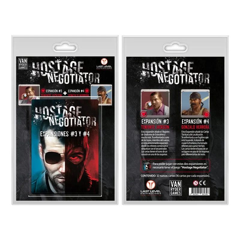HOSTAGE EL NEGOCIADOR EXPANSIONS 3 AND 4 BOARD GAMES CARD GAMES - The Shop Gamer