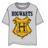 CAMISETA HARRY POTTER HOGWARTS GRIS M CAMISETAS CINE HARRY POTTER