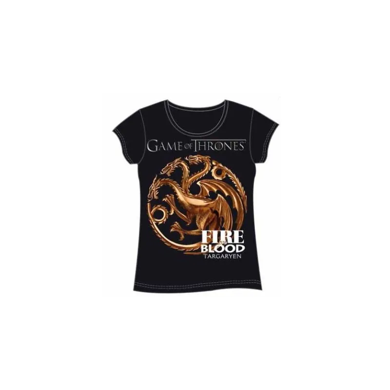 MAGLIETTA DONNA JUEGO DE TRONOS TARGARYEN XL, MAGLIETTE SERIES TV JUEGO DE TRONOS - The Shop Gamer