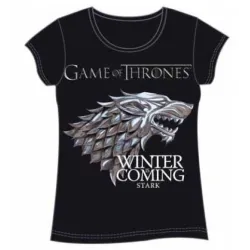 DAMES T-SHIRT GAME OF THRONES STARK M, T-SHIRTS SERIES TV GAME OF THRONES - The Shop Gamer