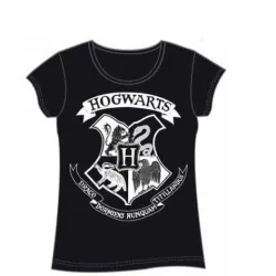 T-SHIRT FILLE HARRY POTTER HOGWARTS NOIR XL, T-SHIRTS CINÉMA HARRY POTTER - The Shop Gamer