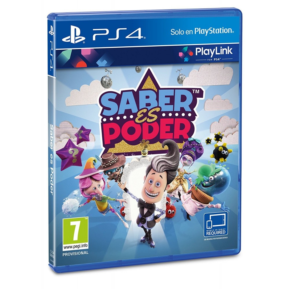 SABER ES PODER PS4 VIDEOJUEGO FÍSICO PLAYSTATION 4