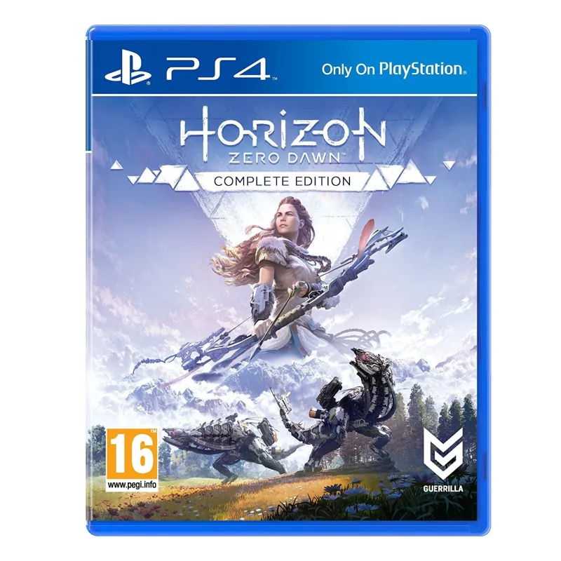 HORIZON ZERO DAWN COMPLETE EDITION JUEGO FÍSICO PLAYSTATION 4 GUERRILLA MEJORADO PS4 PRO