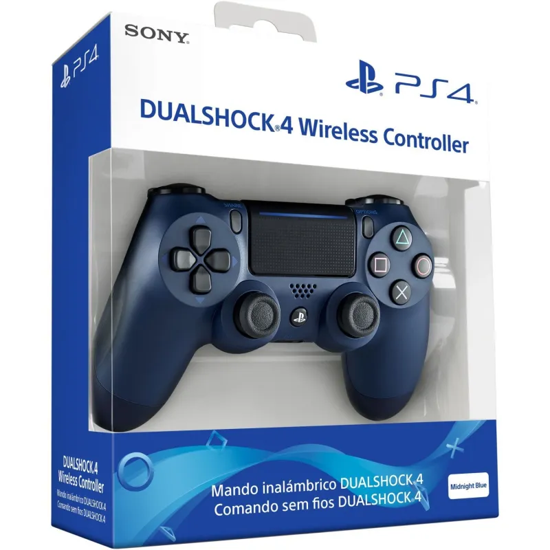 CONTROLLER DUALSHOCK 4 BLU SCURO PS4 BLU NOTTE GAMEPAD PLAYSTATION 4 - The Shop Gamer