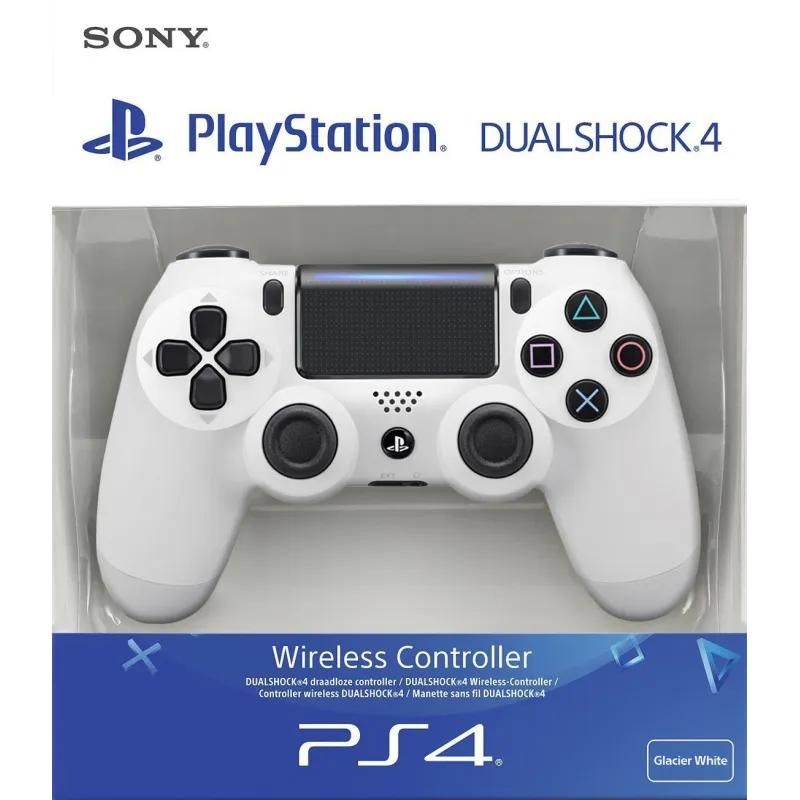 CONTROLLER PS4 WEISS NEW DUALSHOCK4 V2 GLACIER WHITE PLAYSTATION 4 - The Shop Gamer