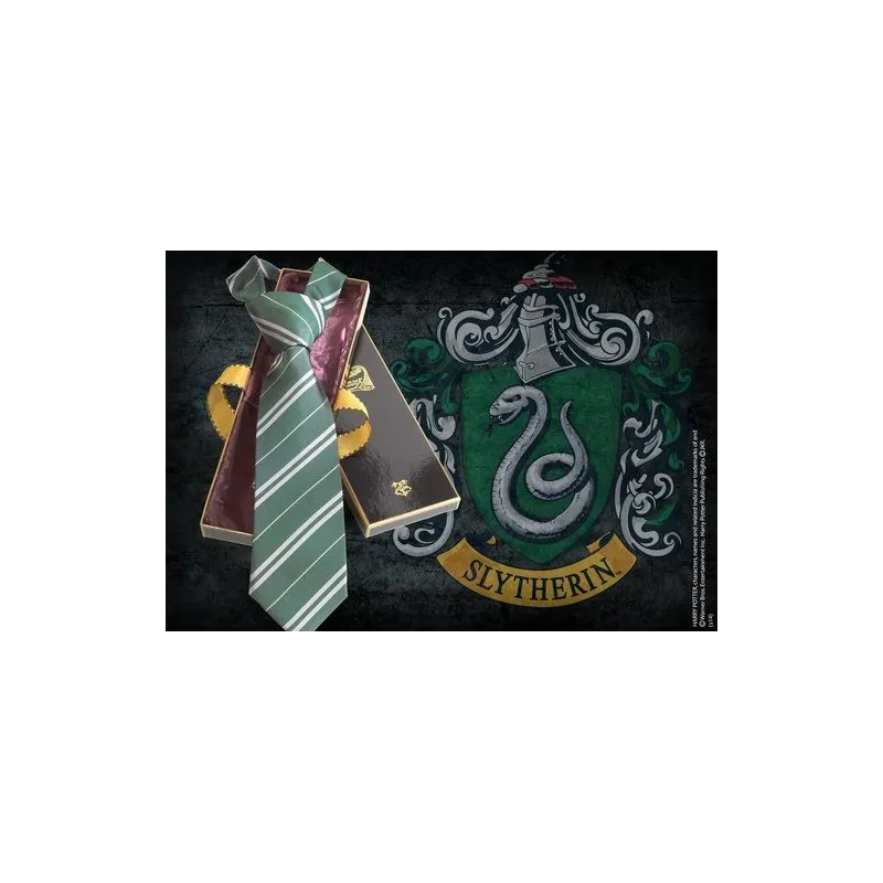 ZIJDEN STROPDAS SLYTHERIN HARRY POTTER MERCHANDISE FILM EN TV HARRY POTTER - The Shop Gamer