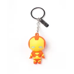 PORTE-CLÉS EN CAOUTCHOUC 3D IRON MAN, PRODUIT DÉRIVÉ MARVEL COMICS - The Shop Gamer
