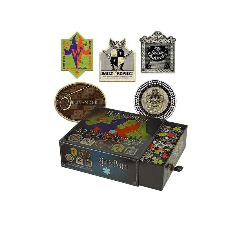 PUZZLE HARRY POTTER DIAGON ALLEY, 1000 TEILE, BRETTSPIEL-PUZZLE - The Shop Gamer