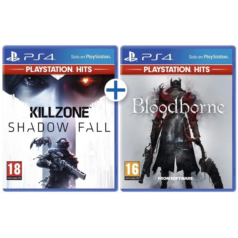 KILLZONE SHADOW FALL + BLOODBORNE PS4 HITS, jeux physiques 2x1 PLAYSTATION 4 - The Shop Gamer