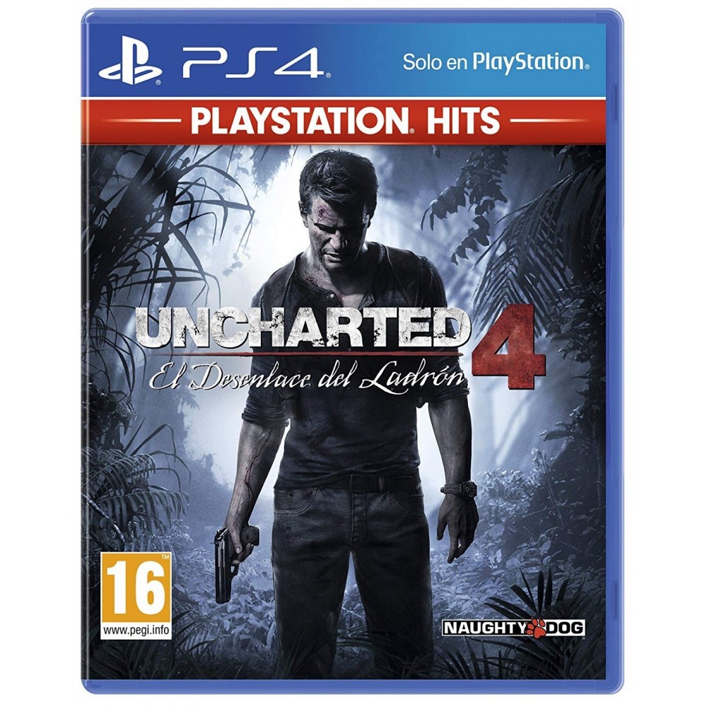 UNCHARTED 4 + BLOODBORNE PS4 HITS  JUEGOS FÍSICOS 2x1 PLAYSTATION 4