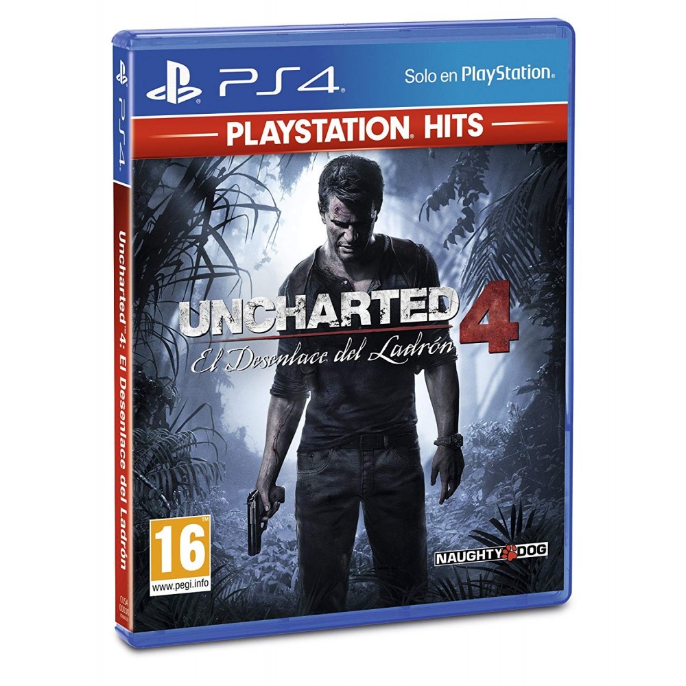 UNCHARTED 4 + BLOODBORNE PS4 HITS  JUEGOS FÍSICOS 2x1 PLAYSTATION 4