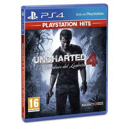 UNCHARTED 4 + BLOODBORNE PS4 HITS  JUEGOS FÍSICOS 2x1 PLAYSTATION 4