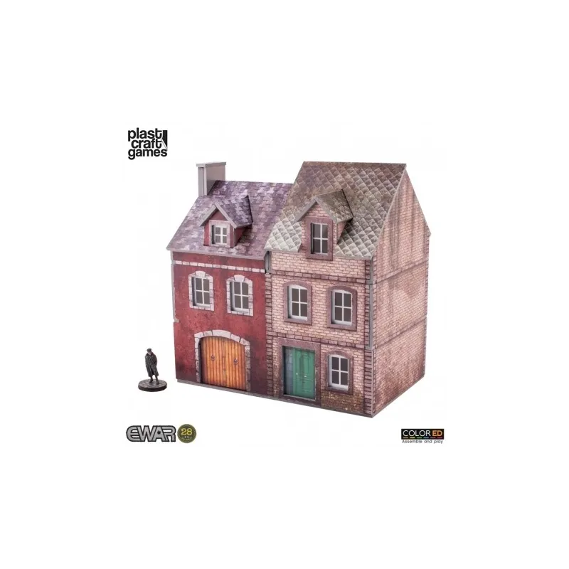 PLAST CRAFT GAMES, HALFVRIJSTAANDE GEBOUWEN, SPELLEN, ACCESSOIRES, MINIATUREN - The Shop Gamer