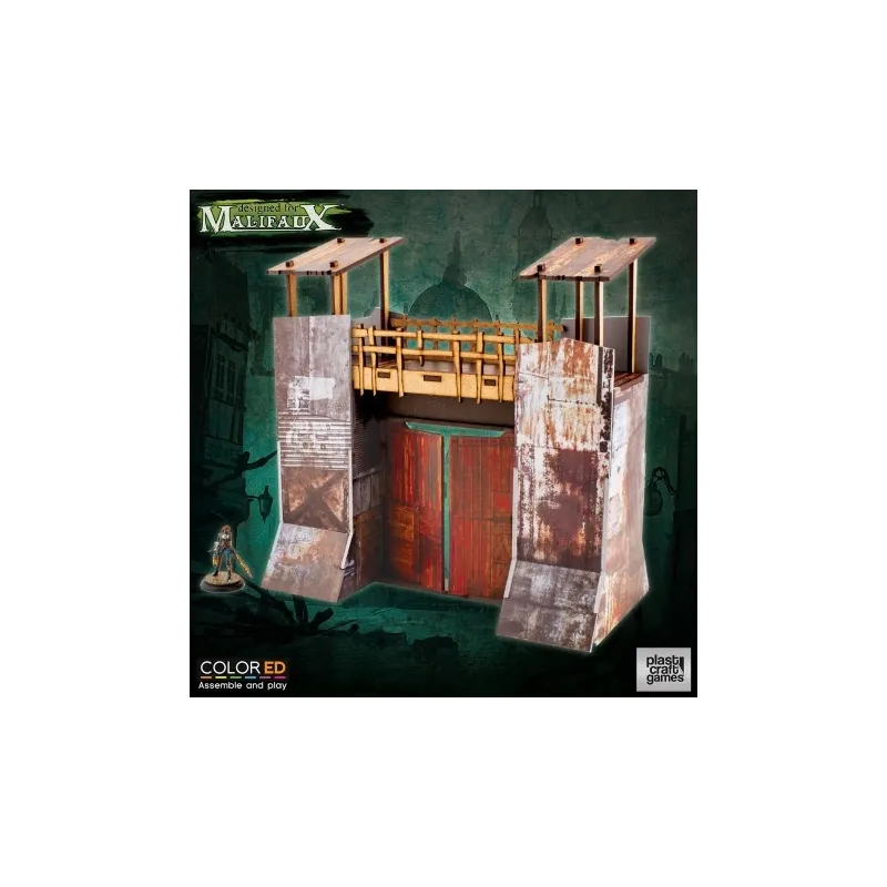 PLAST CRAFT GAMES: QUARANTINE ZONE - GATE, GAMES ACCESSORIES, MINIATURES - The Shop Gamer
