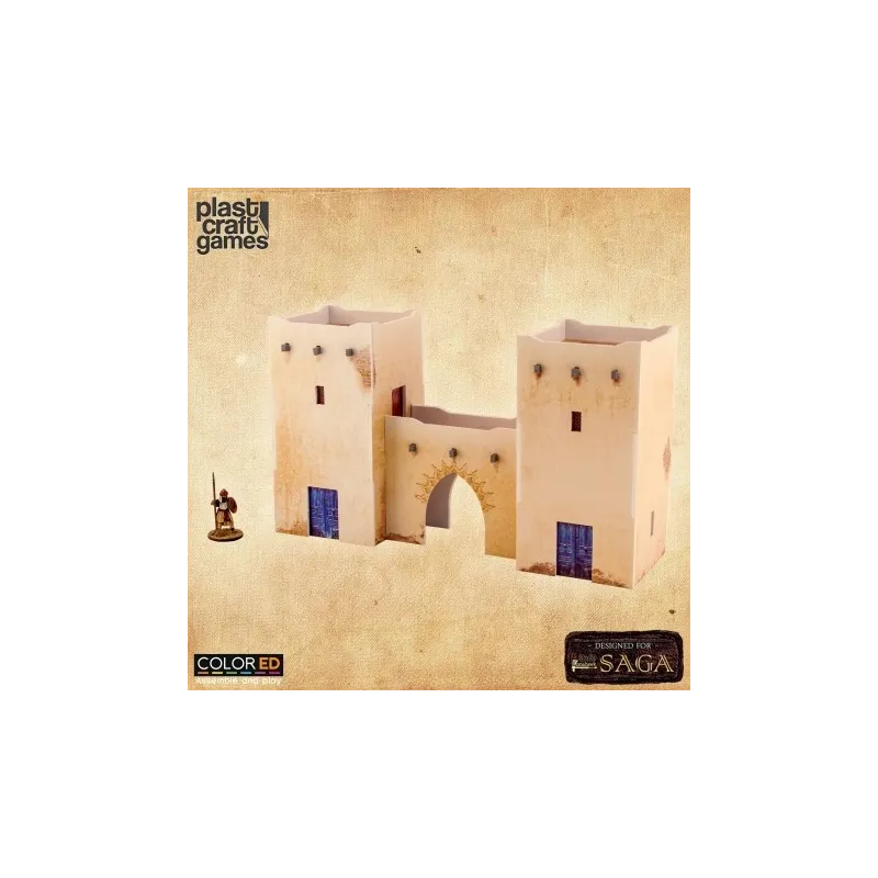PLAST CRAFT GAMES: ARAB VILLAGE ENTRANCE ACCESSORI E GIOCHI PER MINIATURE - The Shop Gamer