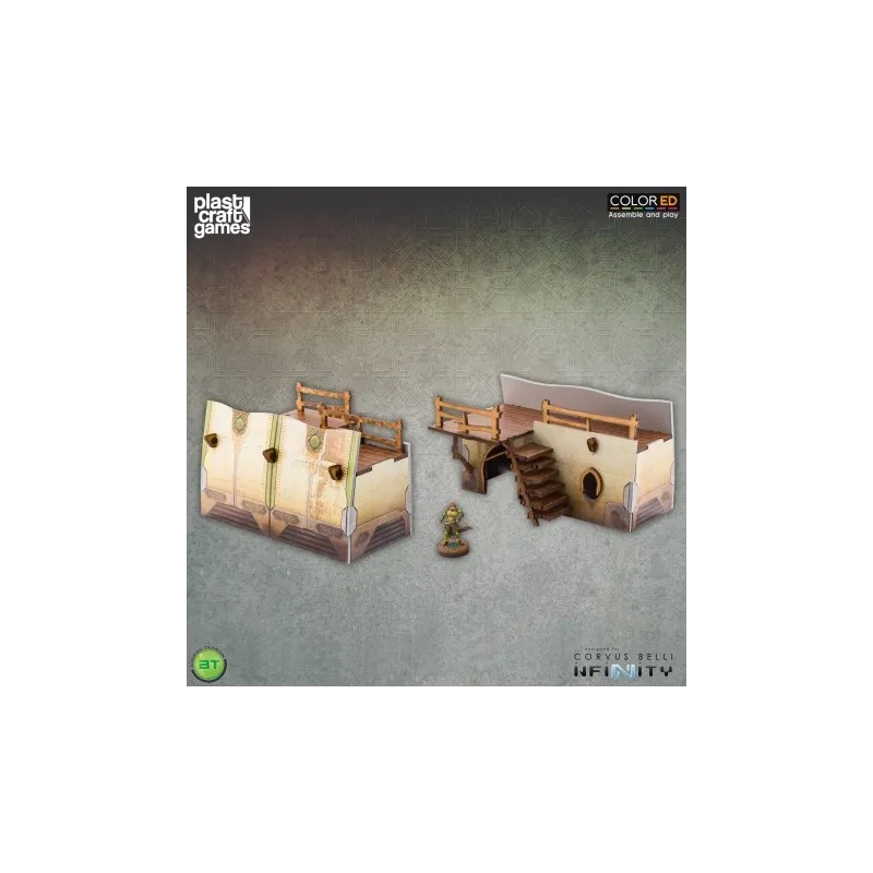 PLAST CRAFT GAMES: BOURAK WALL SECTION SPELLEN ACCESSOIRES MINIATUREN - The Shop Gamer