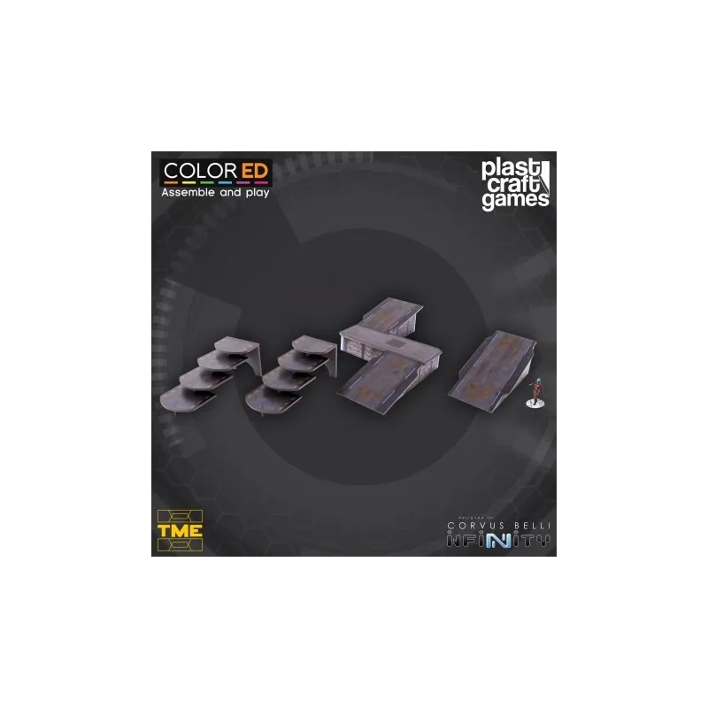 PLAST CRAFT GAMES: SET DI RAMPE E SCALE, ACCESSORI PER GIOCHI E MINIATURE - The Shop Gamer
