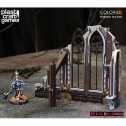 PLAST CRAFT GAMES: RUINED SIDE WALL, GAMES, MINIATURE ACCESSORIES - The Shop Gamer