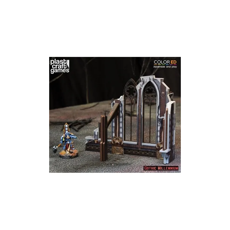 PLAST CRAFT GAMES: RUINED SIDE WALL GIOCHI, ACCESSORI E MINIATURE - The Shop Gamer