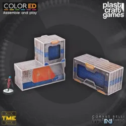 PLAST CRAFT GAMES: TME CONTAINTE, SET DI ACCESSORI PER GIOCHI DI MINIATURE - The Shop Gamer