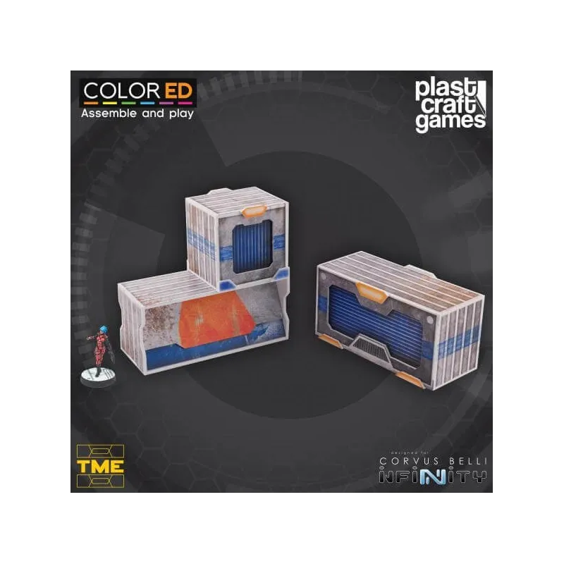 PLAST CRAFT GAMES: TME CONTAINTE, SET DI ACCESSORI PER GIOCHI DI MINIATURE - The Shop Gamer