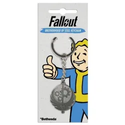 PORTE-CLÉS FALLOUT BROTHERHOOD OF STEEL, PRODUITS DÉRIVÉS DE JEUX VIDÉO FALLOUT - The Shop Gamer
