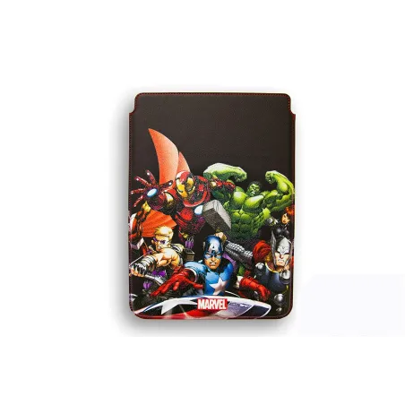 FUNDA RIGIDA PIEL IPAD MINI DELUXE LEATHER CASE MARVEL VENGADORES AVENGER HEROES