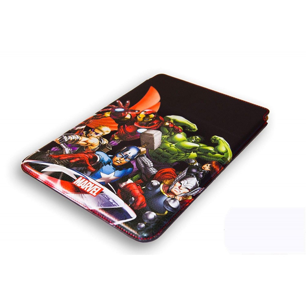 FUNDA RIGIDA PIEL IPAD MINI DELUXE LEATHER CASE MARVEL VENGADORES AVENGER HEROES