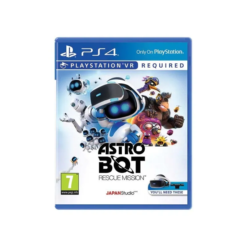 ASTRO BOT RESCUE MISSION PS4 VR PHYSICAL GAME, PLAYSTATION VR REQUIRED - The Shop Gamer