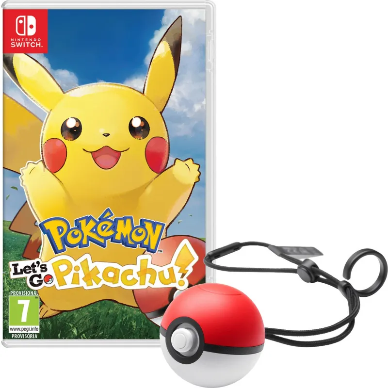 POKÉMON LET'S GO PIKACHU + POKÉ BALL PLUS PHYSICAL GAME + CONTROLLER ACCESSORY - The Shop Gamer