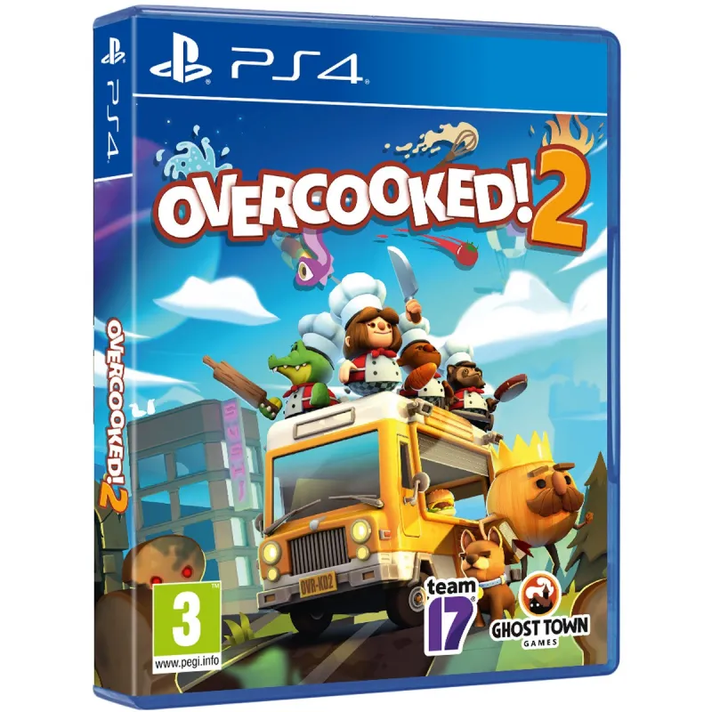 OVERCOOKED! 2 PS4 PHYSICAL GAME FOR PLAYSTATION 4 BY TEAM 17 - The Shop Gamer