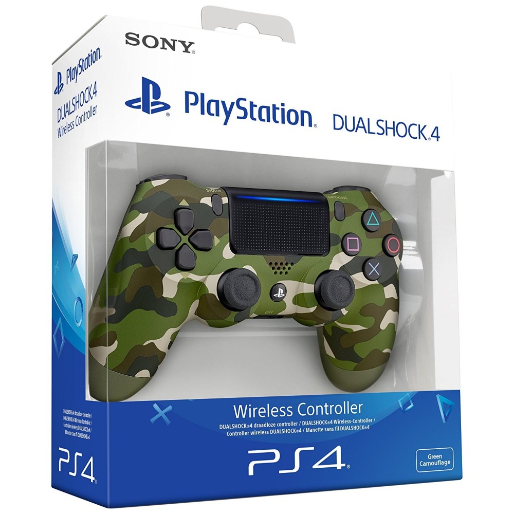 MANDO DUALSHOCK 4 EDICIÓN LIMITADA CAMUFLAJE PS4 GREEN CAMOUFLAGE PLAYSTATION 4