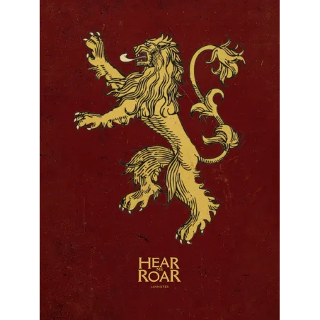 GAME OF THRONES LANNISTER CANVAS PRINT 30 X 40 FILM MERCHANDISE - The Shop Gamer