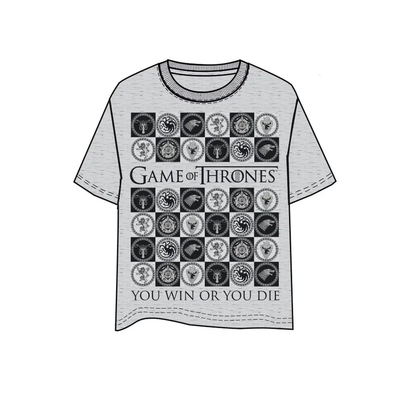 T-SHIRT JUEGO DE TRONOS WIN OR DIE L, T-SHIRTS SERIES TV JUEGO DE TRONOS - The Shop Gamer
