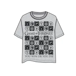 T-SHIRT JUEGO DE TRONOS WIN OR DIE, TAILLE M, SERIES TV JUEGO DE TRONOS - The Shop Gamer