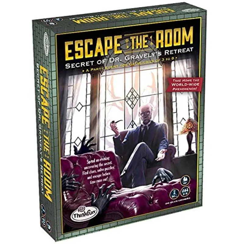 THINK FUN: ESCAPE ROOM EL SECRETO DR. GRAVELY BRETTSPIEL - The Shop Gamer