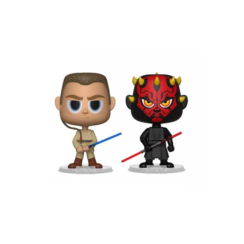 FIGURINE VYNL STAR WARS OBI WAN & DARTH MAUL, FIGURINE DE CINÉMA STAR WARS - The Shop Gamer