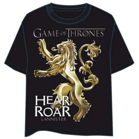 T-SHIRT JUEGO DE TRONOS LANNISTER-LOGO XXL, TV SERIES JUEGO DE TRONOS - The Shop Gamer