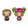 PACK 2 PINT HEROES FORTNITE RANGER & ZOEY FIGURAS VIDEOJUEGOS