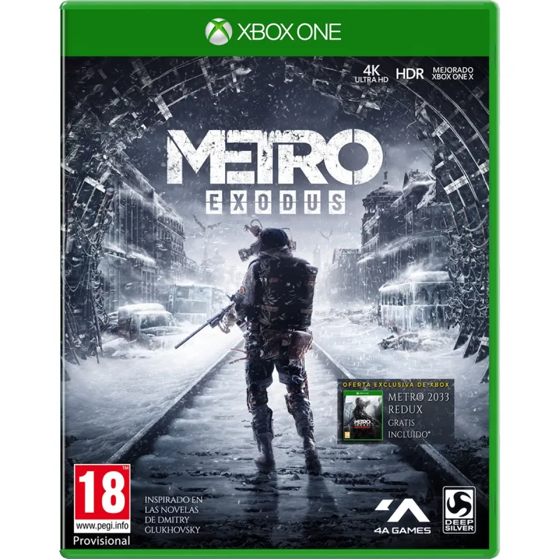 METRO EXODUS XBOX ONE JEU PHYSIQUE POUR XBOXONE DE 4A GAMES DEEP SILVER - The Shop Gamer