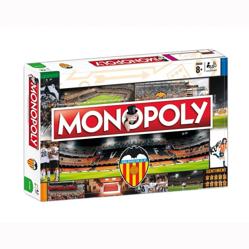 MONOPOLY VALENCIA C.F. BOARD GAMES CLASSIC GAMES - The Shop Gamer