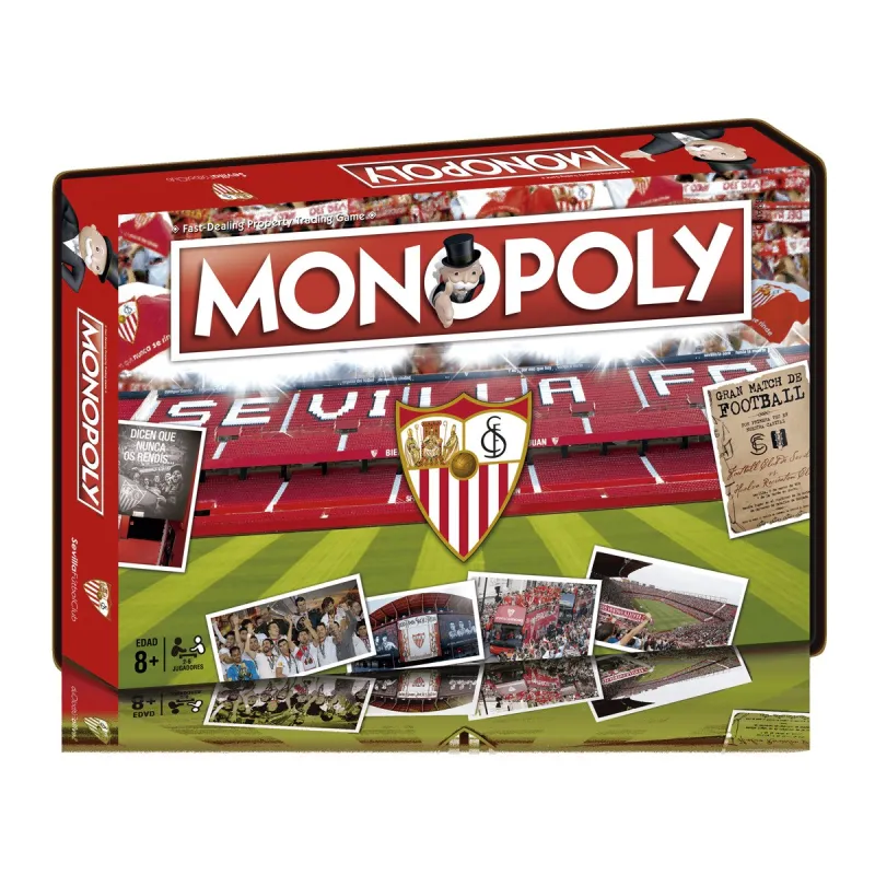 MONOPOLY SEVILLA FC JUEGOS DE MESA JUEGOS CLÁSICOS