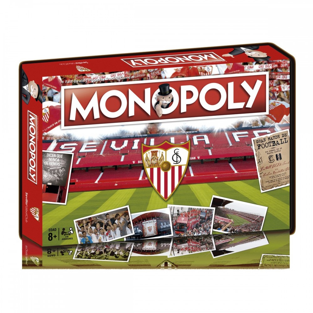 MONOPOLY SEVILLA FC JUEGOS DE MESA JUEGOS CLÁSICOS