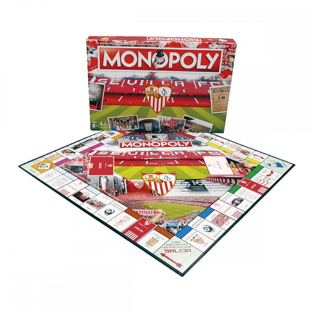 MONOPOLY SEVILLA FC JUEGOS DE MESA JUEGOS CLÁSICOS
