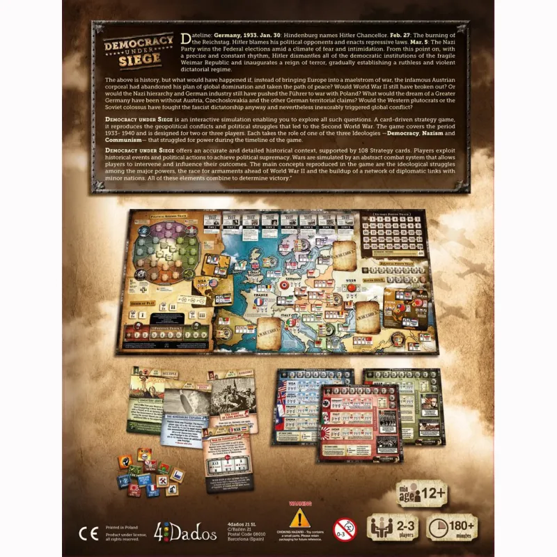 DEMOCRACY UNDER SIEGE (INGLESE) GIOCHI DA TAVOLO - The Shop Gamer
